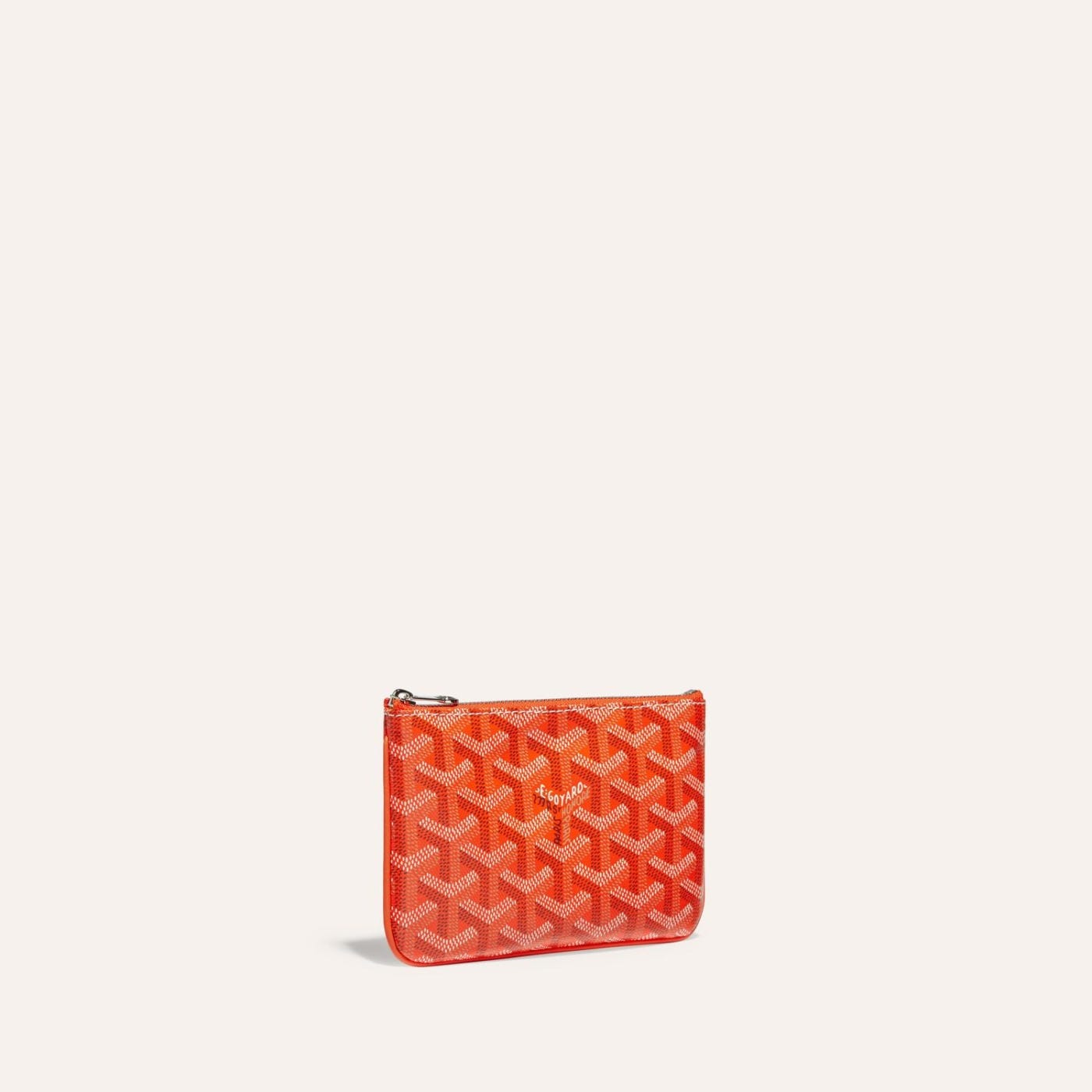 GOYARD SÉNAT MINI ORANGE POUCH