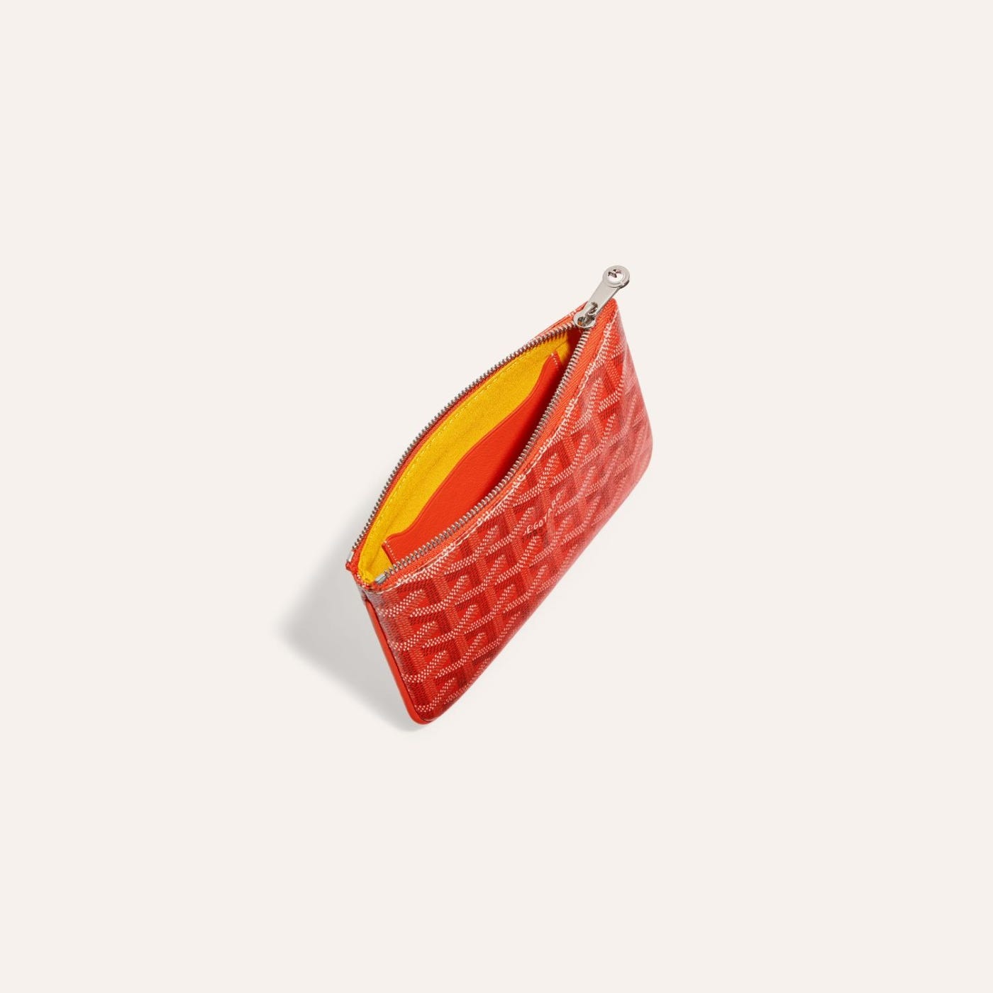 GOYARD SÉNAT MINI ORANGE POUCH