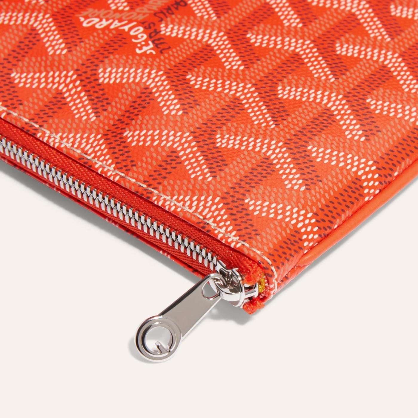 GOYARD SÉNAT MINI ORANGE POUCH