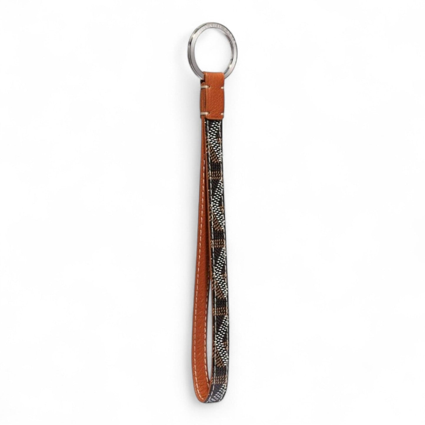 GOYARD SESAME BLACK & TAN KEY RING