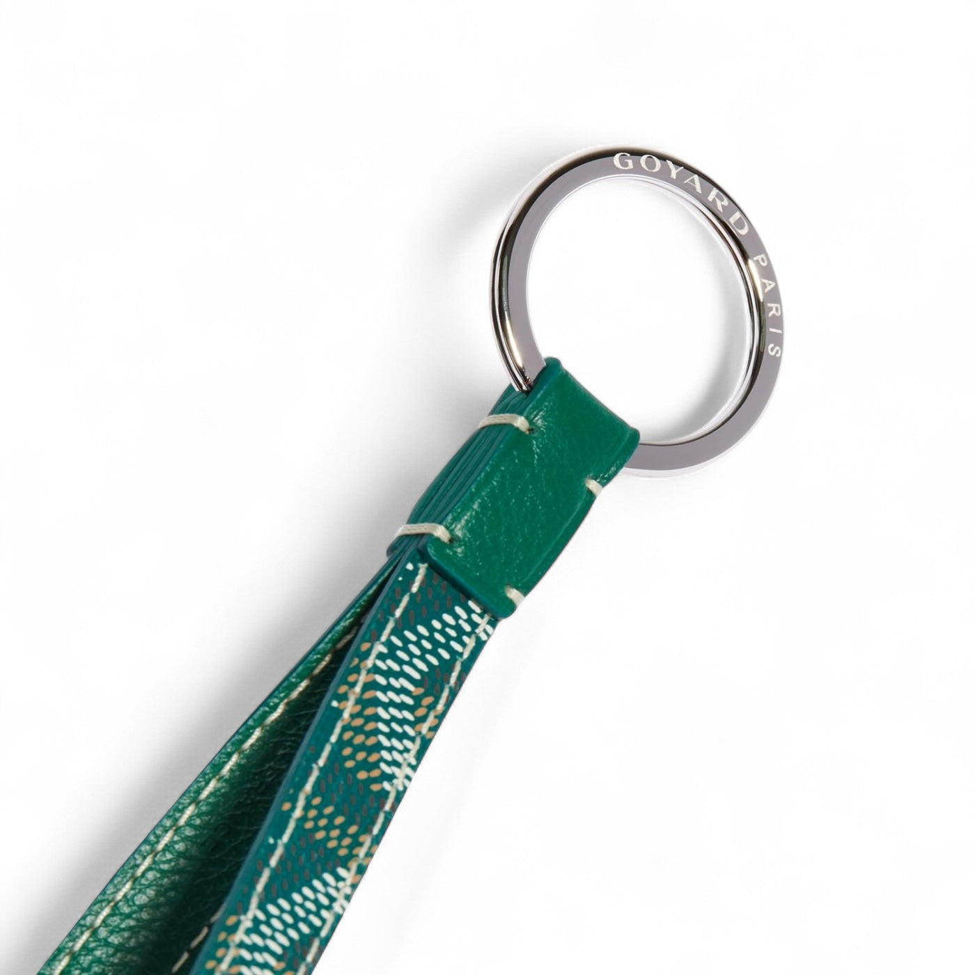 GOYARD SESAME GREEN KEY RING