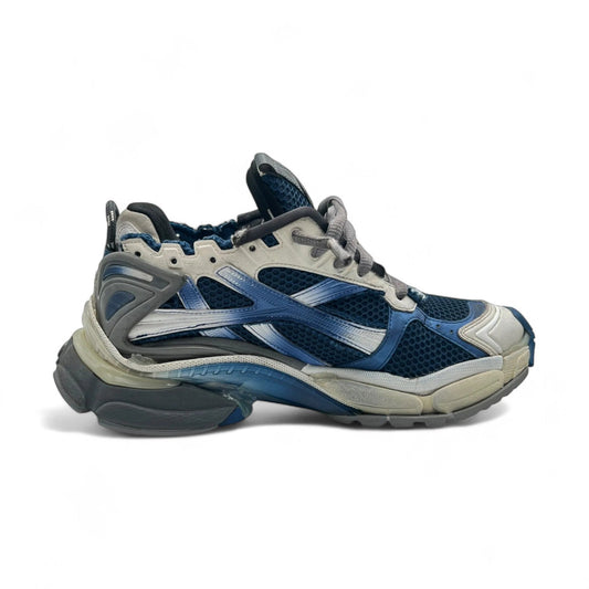 BALENCIAGA BLUE MEN RUNNER SNEAKERS