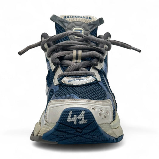 BALENCIAGA BLUE MEN RUNNER SNEAKERS